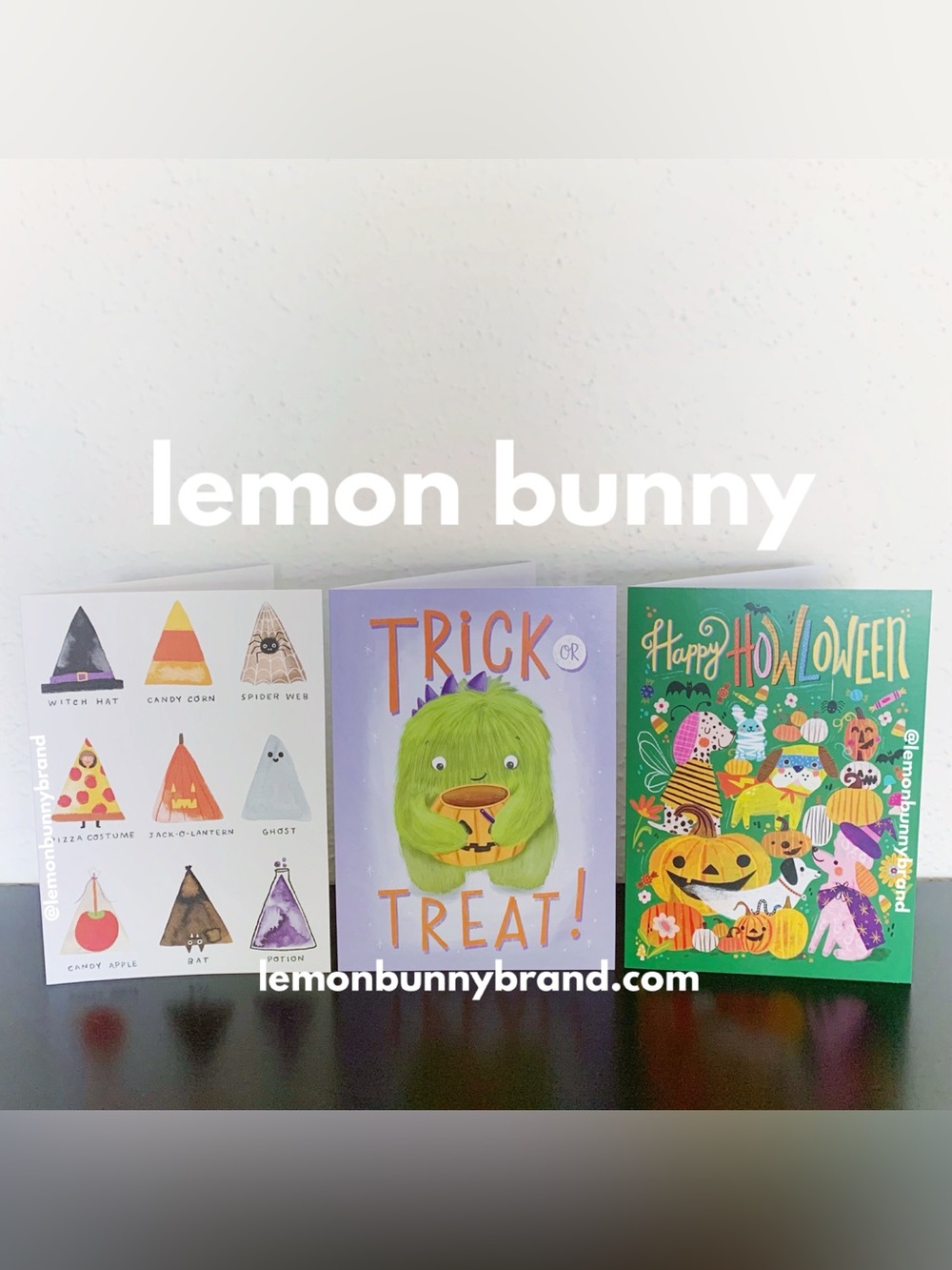 Free w/Purchase — Set of 3 Trader Joe’s Greeting Cards Halloween Brand New NWT